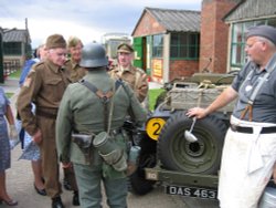 Eden Camp, Malton, North Yorkshire.,(living history),. Wallpaper