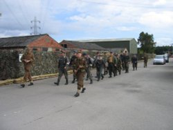 Eden Camp, Malton, North Yorkshire.,(living history),. Wallpaper