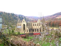 Tintern Abbey. October 2005 Wallpaper