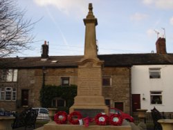 The War Memorial Hoddlesden  Village, Lancashire.