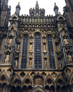 Wells - detail of the Cathedral