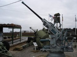 A picture of the Anti- Aircraft Gun, Eden Camp, Malton, North Yorkshire. Wallpaper
