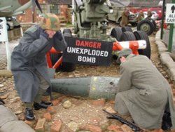 A Re-enactment at Eden Camp, Malton, North Yorkshire. Wallpaper