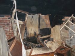 The Blitz, Hut 5, at Eden Camp, Malton, North Yorkshire. Wallpaper