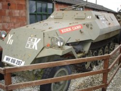 A German HalfTrack, Eden Camp, Malton, North Yorkshire. Wallpaper
