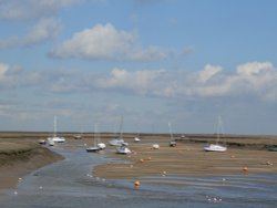 Low tide Wells-next-the-Sea Wallpaper