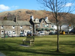 Grasmere Village, The Lake District. Wallpaper