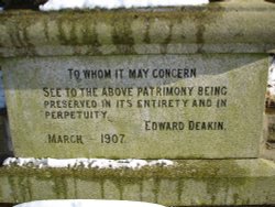The inscription on The Water Monument, Belmont Village, Belmont, Lancashire, 04/03/06 Wallpaper