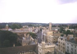 Oxford - view from the tower Wallpaper
