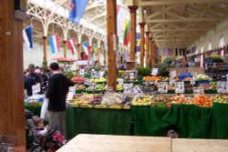 The Pannier Market in Barnstaple Devon