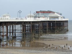 Cromer Pier and Original Jetty Posts Wallpaper