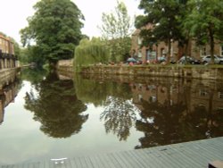 Ripon canal basin. Ripon, North Yorkshire Wallpaper