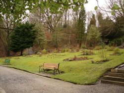 The Ornate Garden at Bold Venture Park, Darwen, Lancashire. Wallpaper