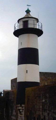 The lighthouse on top of Southsea Castle.  Taken 16th March 2006.