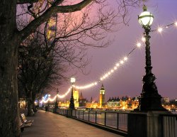 Embankment and London Eye, London Wallpaper