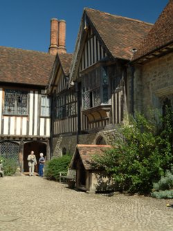 Ightham Mote in Kent (Near Sevenoaks). Courtyard