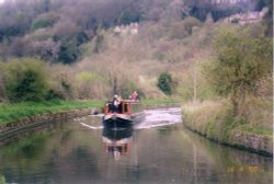 Kennet and Avon canal near the Dundas aqueduct