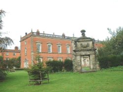 photograph taken through the gateway to nowhere, right of  holy trinity church
