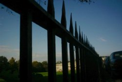 The Crescent railings, Bath Wallpaper