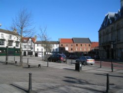 Bishop Auckland market place Wallpaper