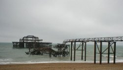 The West Pier in Brighton