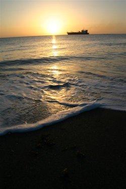 Ingoldmells, Lincolnshire. Taken at the east cost 6am sunrise on the beach.