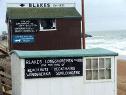 Crab Huts, Ventnor, Isle of Wight Wallpaper