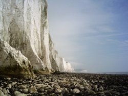 Low tide at Seven Sisters, West Sussex.