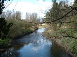 The river by Henlow Grange, Bedfordshire