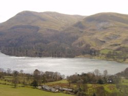 Loweswater with Carling Knott fell and Burnbank Fell, CUMBRIA