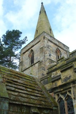 The Church of St Mary the Virgin, Denby, Derbyshire dates from 1135.