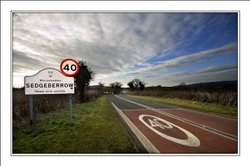 Entrance to Sedgeberrow from A46 Wallpaper