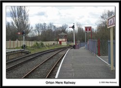 Orton Mere Railway. Peterborough, Cambridgeshire. Wallpaper