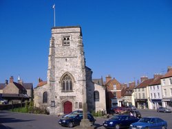 St. Michaels Church, Malton, North Yorkshire. Wallpaper