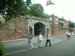 Chester city walls, Cheshire Wallpaper