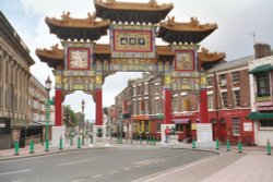 The Arch at Chinatown, Liverpool Wallpaper