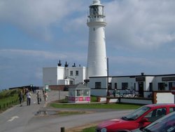 Flambrough Lighthouse, Flamborough, East Yorkshire Wallpaper