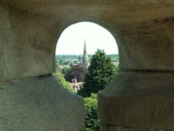 Looking from Warwick Castle, Warwick, Warwickshire Wallpaper