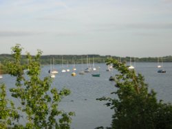 A summer evening at Carsington Water near Matlock, Derbyshire Wallpaper