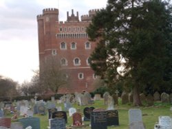 Tattershall Castle from the Churchyard Wallpaper