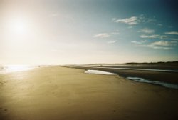 Looking towards Gibralter Point, Christmas day 2004, Skegness, Lincolnshire Wallpaper