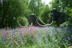 Dinosaur park at Knebworth, Hertfordshire