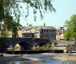 hotel with view of the river kent, in Kendal, Cumbria Wallpaper