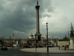 Trafalgar Square and Nelson's Column, London Wallpaper