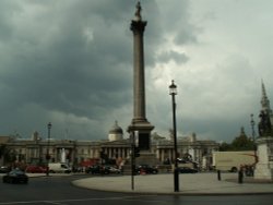 Trafalgar Square and Nelson's Column, London Wallpaper