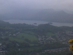 This is the moutain in Keswick in the lake district from the top view. I took the picture my self Wallpaper