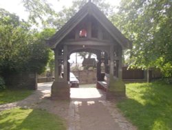 The Lych Gates at St. Mary Magdalene's Church, Whiston (nr Rotherham), South Yorkshire.