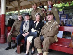 A WW2 Event at East Lancashire Railway on the Bury to Rawtenstall Line,Lancashire.