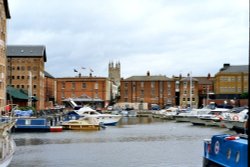 Historic Docks in Gloucester Wallpaper