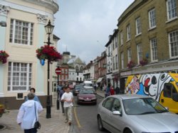 The Cornmarket at Romsey, Hampshire Wallpaper